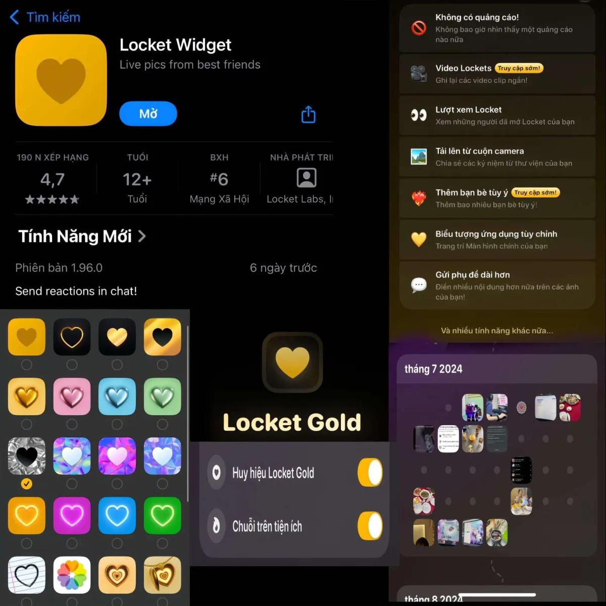 LOCKET GOLD ADR VÀ IOS NẾU BẠN SỢ CÓ THỂ HỘ TRỢ CÀY NHÀ KHU VỰC HCM